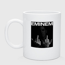 Кружка керамическая EMINEM, цвет: белый