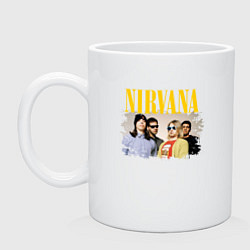 Кружка керамическая NIRVANA, цвет: белый