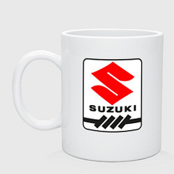 Кружка керамическая Suzuki, цвет: белый
