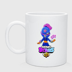 Кружка керамическая BRAWL STARS TARA, цвет: белый