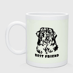 Кружка керамическая BEST FRIEND Z, цвет: фосфор