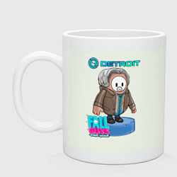 Кружка керамическая Fall Guys Detroit RK800, цвет: фосфор