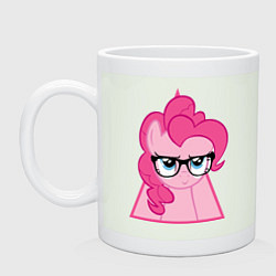 Кружка керамическая Pinky Pie hipster, цвет: фосфор