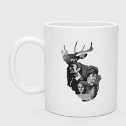 Кружка керамическая Hannibal, цвет: белый