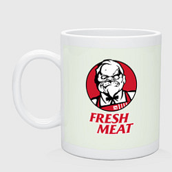 Кружка керамическая Pudge Dota Fresh Meat Пудж, цвет: фосфор