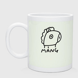 Кружка керамическая BTS BT21 MANG, цвет: фосфор