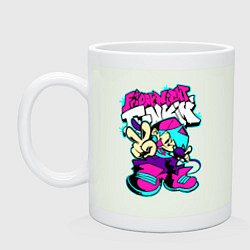 Кружка керамическая Friday Night Funkin, цвет: фосфор