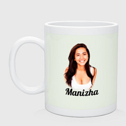 Кружка керамическая Манижа Manizha, цвет: фосфор
