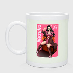 Кружка керамическая NEZUKO НЕЗУКО KNY, цвет: фосфор