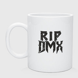 Кружка керамическая RIP DMX, цвет: белый