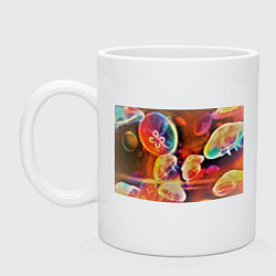 Кружка Медузы в море