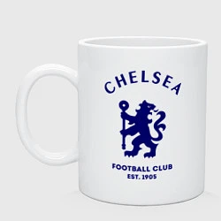 Кружка керамическая Chelsea Est. 1905, цвет: белый