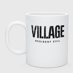 Кружка керамическая RESIDENT EVIL VILLAGE, цвет: белый