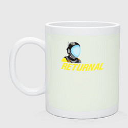Кружка керамическая Returnal logo, цвет: фосфор