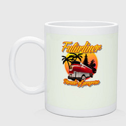 Кружка керамическая Futurliner, цвет: фосфор