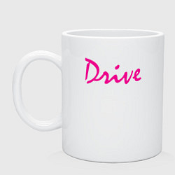 Кружка керамическая DRIVE, цвет: белый