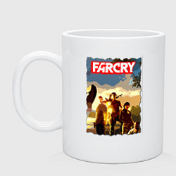 Кружка керамическая FARCRY TROPIC 3, цвет: белый