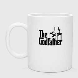 Кружка керамическая The Godfather, цвет: белый