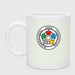 Кружка керамическая Judo Federation, цвет: фосфор