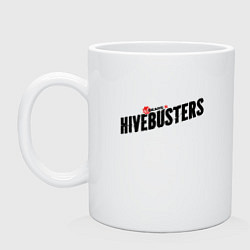 Кружка керамическая Hivebusters, цвет: белый