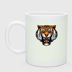 Кружка керамическая Angry Tiger, цвет: фосфор