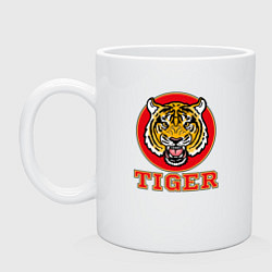 Кружка керамическая Tiger Japan, цвет: белый