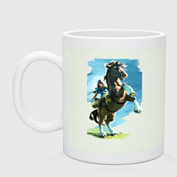 Кружка керамическая The Link, цвет: фосфор