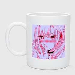 Кружка керамическая Марин Китагава, цвет: белый