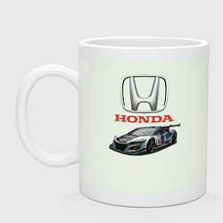 Кружка керамическая Honda Racing team, цвет: фосфор