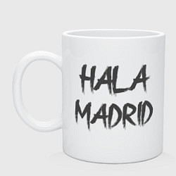 Кружка керамическая Hala - Madrid, цвет: белый