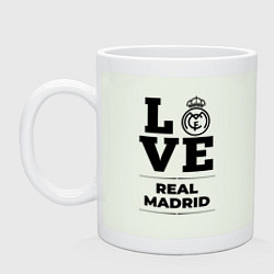Кружка керамическая Real Madrid Love Классика, цвет: фосфор