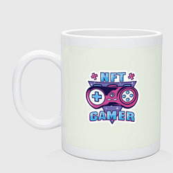 Кружка керамическая NFT GAMER, цвет: фосфор