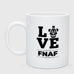 Кружка керамическая FNAF Love Classic, цвет: белый