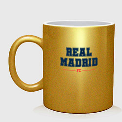 Кружка керамическая Real Madrid FC Classic, цвет: золотой