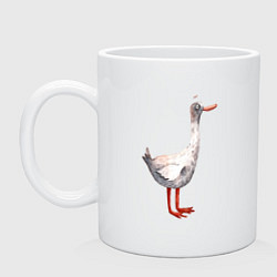 Кружка Удивленный белый гусь