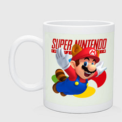 Кружка керамическая SNES - Mario, цвет: фосфор