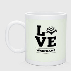 Кружка керамическая Warframe love classic, цвет: фосфор