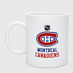 Кружка керамическая Монреаль Канадиенс - НХЛ, цвет: белый