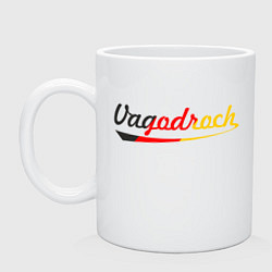 Кружка керамическая Vagodroch CAPITAL, цвет: белый