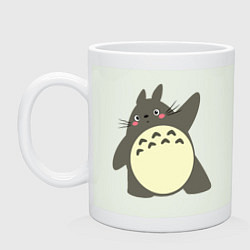 Кружка керамическая Hello Totoro, цвет: фосфор