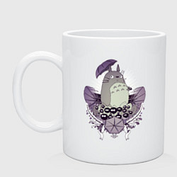 Кружка керамическая Totoro adventures, цвет: белый