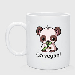 Кружка Go vegan - motto