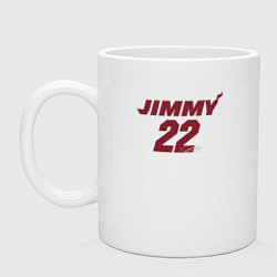 Кружка керамическая Jimmy 22, цвет: белый