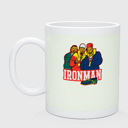 Кружка керамическая Ironman, цвет: фосфор