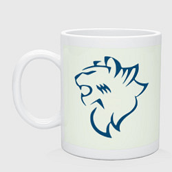 Кружка керамическая Логотип Sitrak, цвет: фосфор