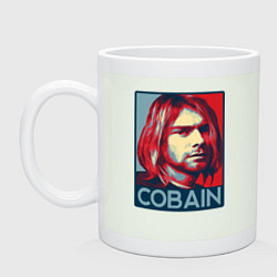 Кружка керамическая Nirvana - Kurt Cobain, цвет: фосфор