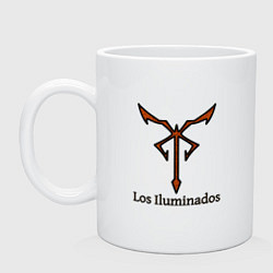 Кружка керамическая Los Iluminados, цвет: белый