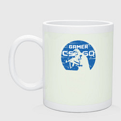 Кружка керамическая Counter strike game, цвет: фосфор