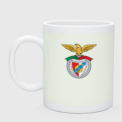 Кружка керамическая Benfica club, цвет: фосфор