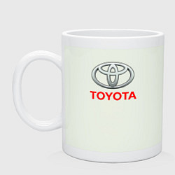Кружка керамическая Toyota sport auto brend, цвет: фосфор